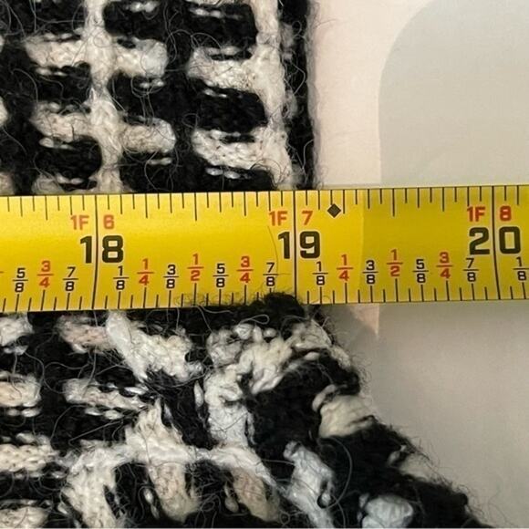 Rachel Zoe Black White Double Breasted Academia Sweater Jacket NWT Size XS - Picture 12 of 13